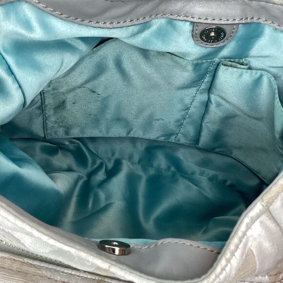 Coach Maggie Madison Shantung Chainlink Hobo Shoulder Bag - HTF - Picture 15 of 16